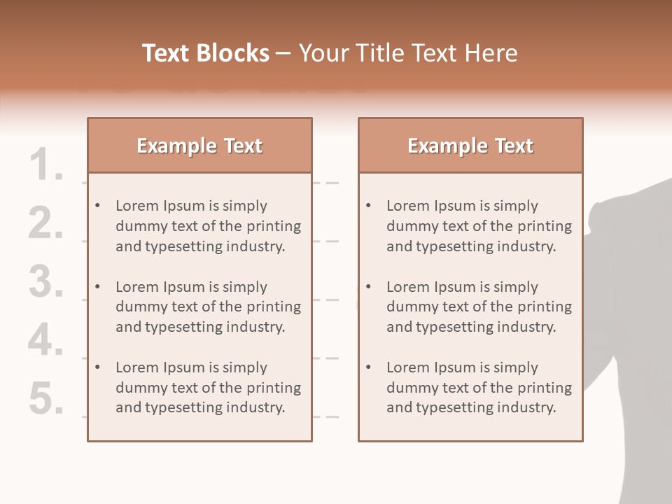 New Write Man PowerPoint Template