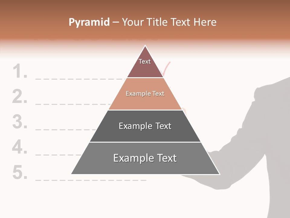 New Write Man PowerPoint Template