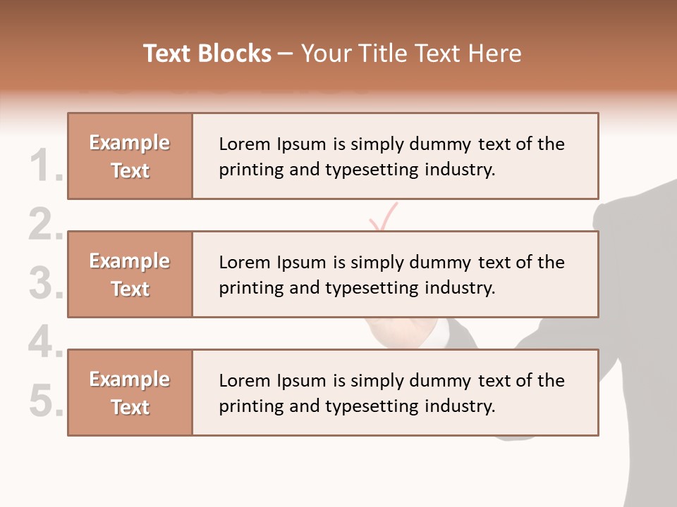New Write Man PowerPoint Template