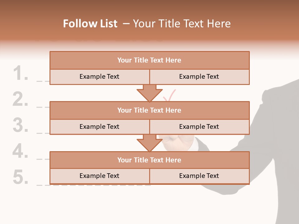 New Write Man PowerPoint Template