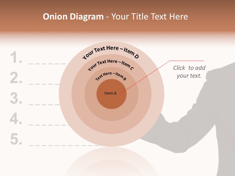 New Write Man PowerPoint Template