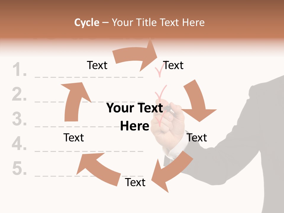 New Write Man PowerPoint Template