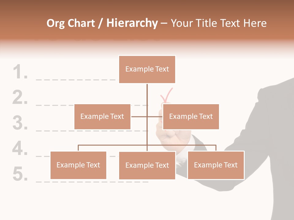 New Write Man PowerPoint Template