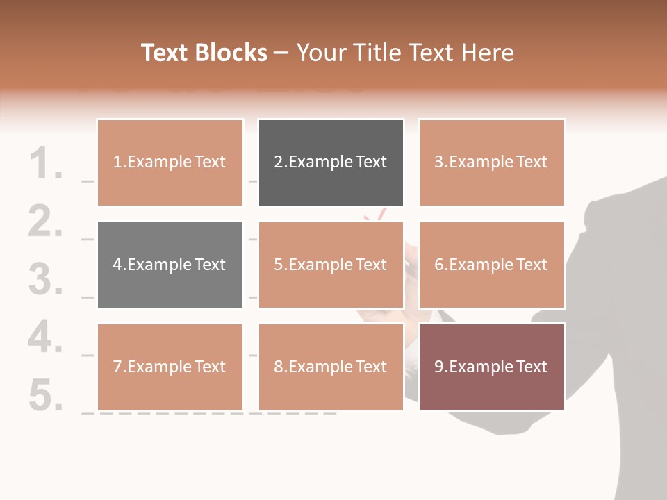 New Write Man PowerPoint Template