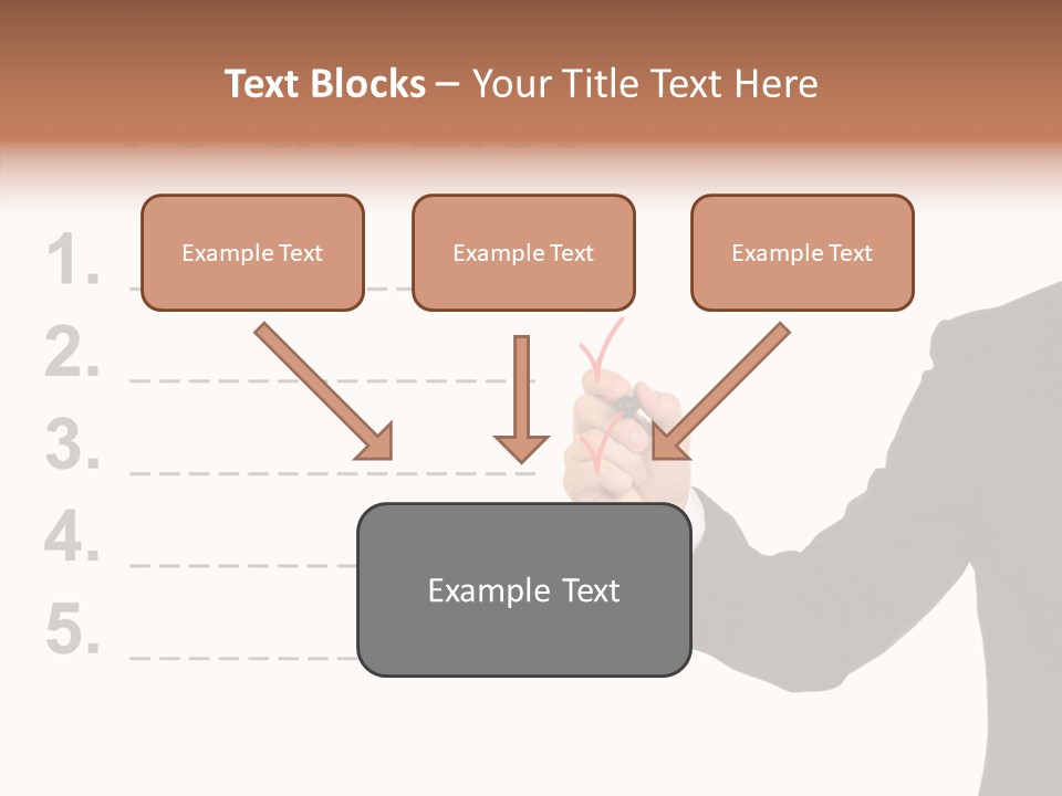 New Write Man PowerPoint Template
