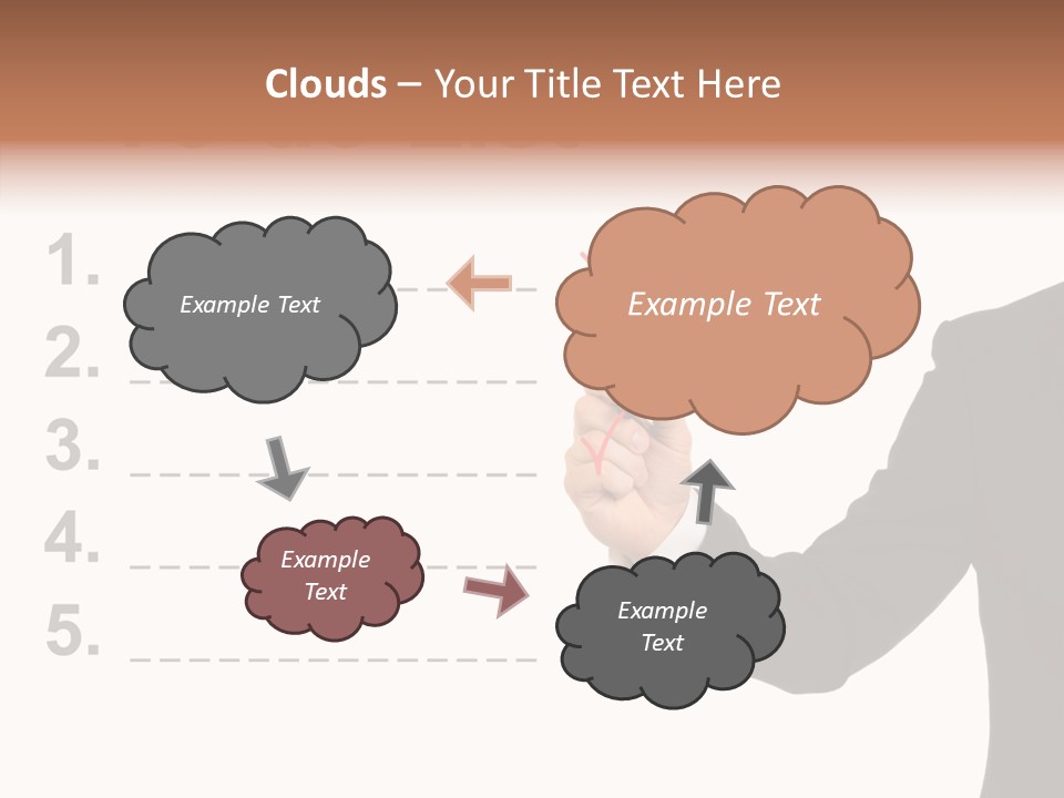 New Write Man PowerPoint Template