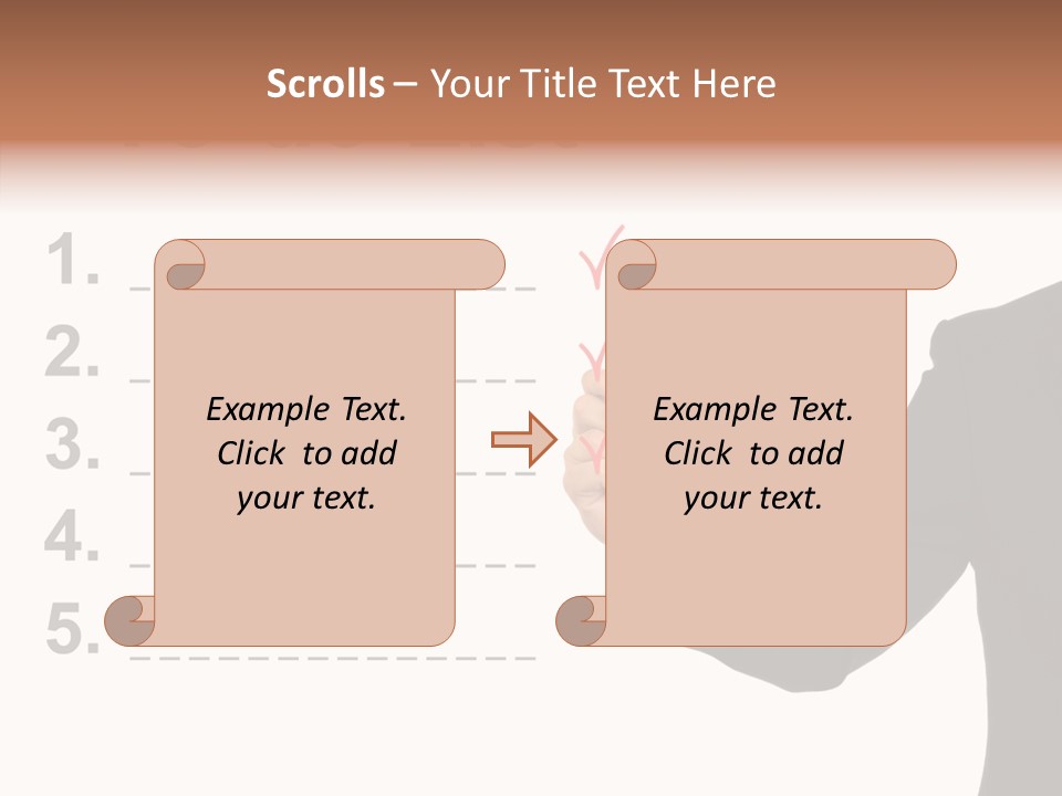 New Write Man PowerPoint Template