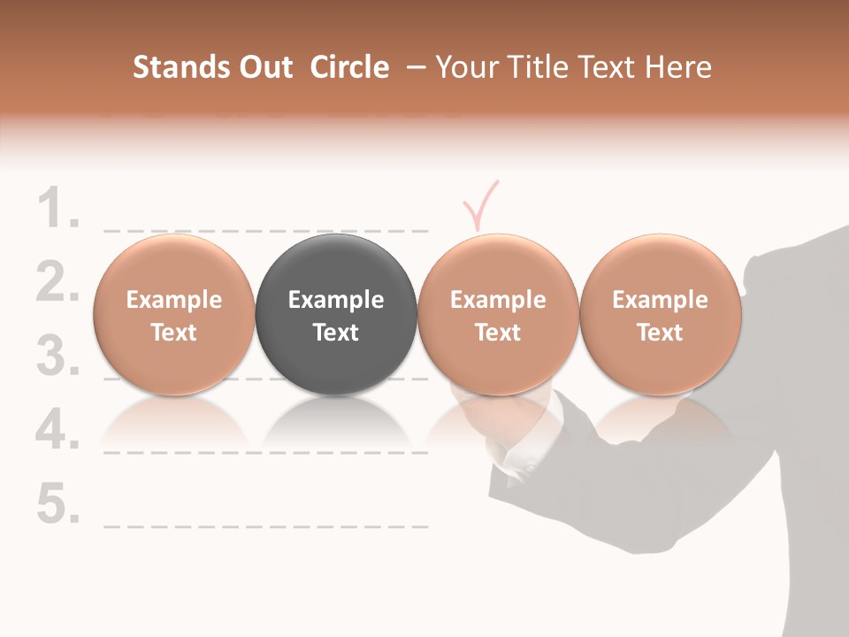 New Write Man PowerPoint Template