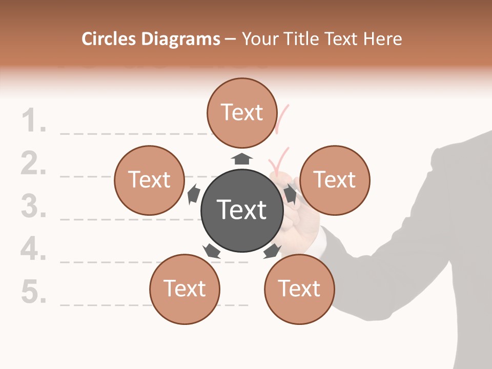 New Write Man PowerPoint Template