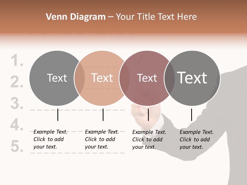New Write Man PowerPoint Template