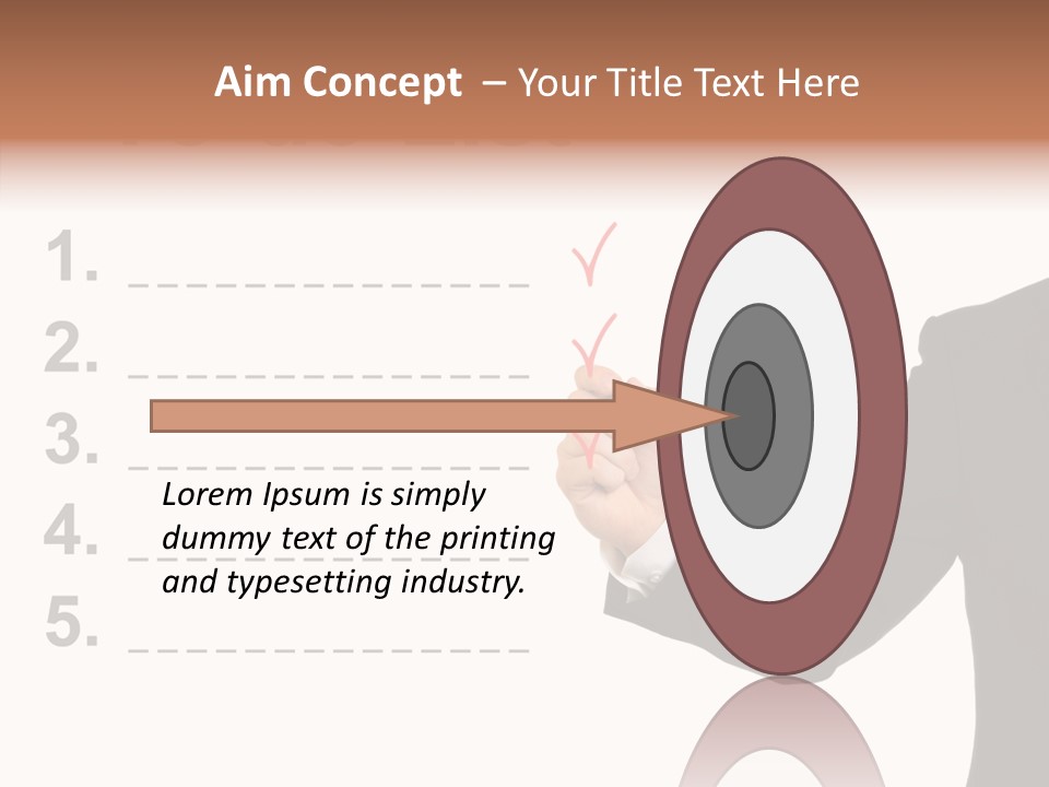 New Write Man PowerPoint Template