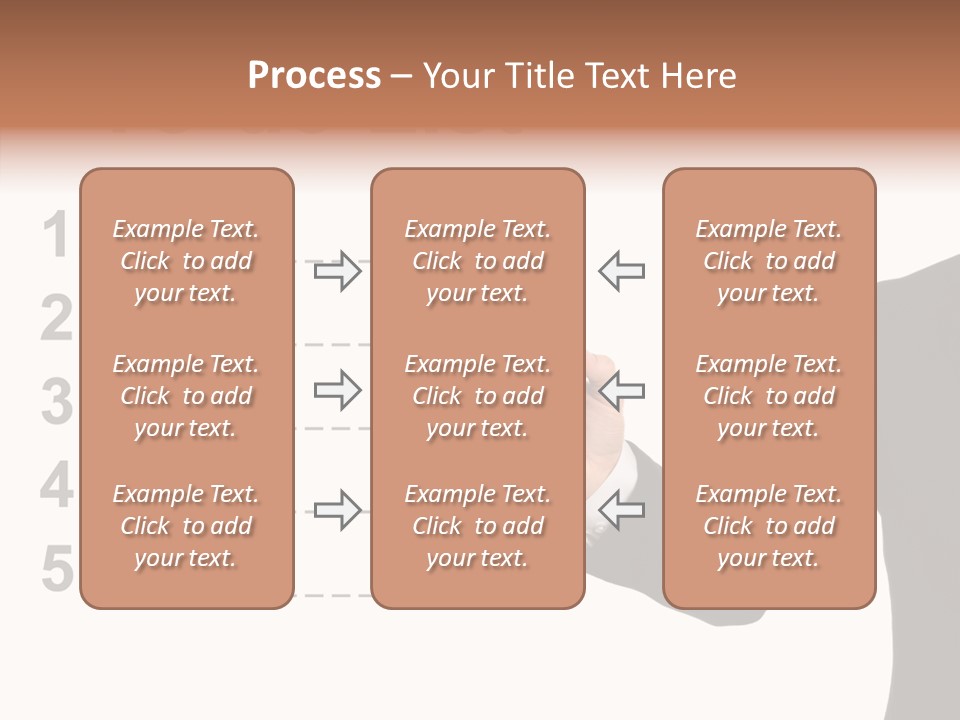 New Write Man PowerPoint Template