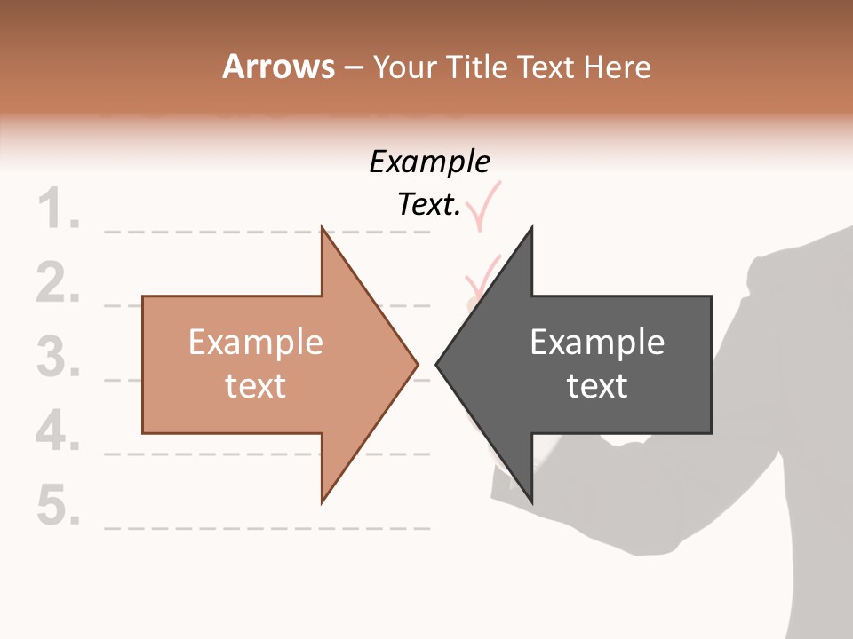 New Write Man PowerPoint Template