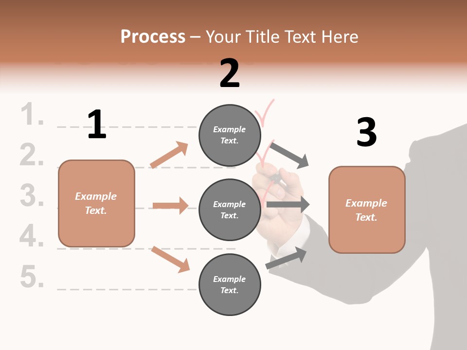 New Write Man PowerPoint Template