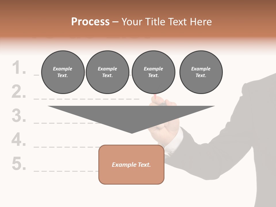 New Write Man PowerPoint Template