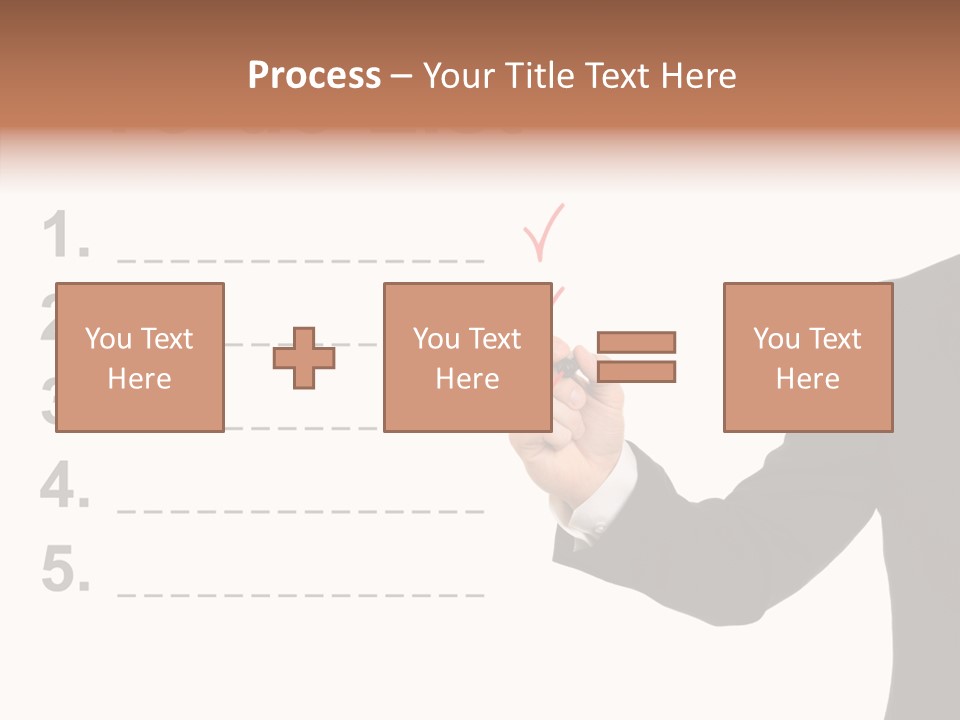 New Write Man PowerPoint Template