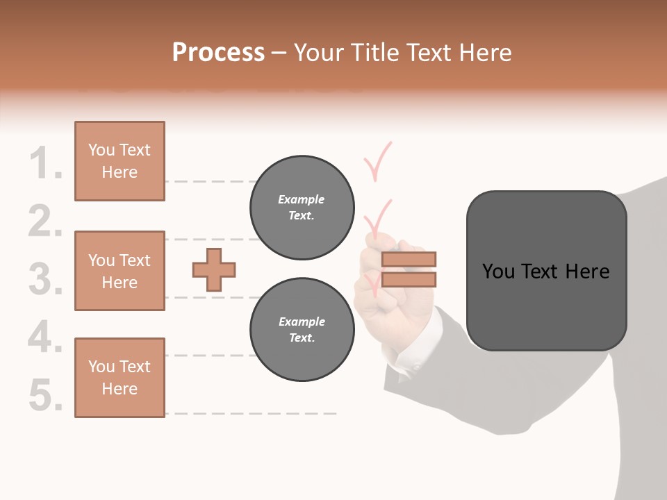 New Write Man PowerPoint Template