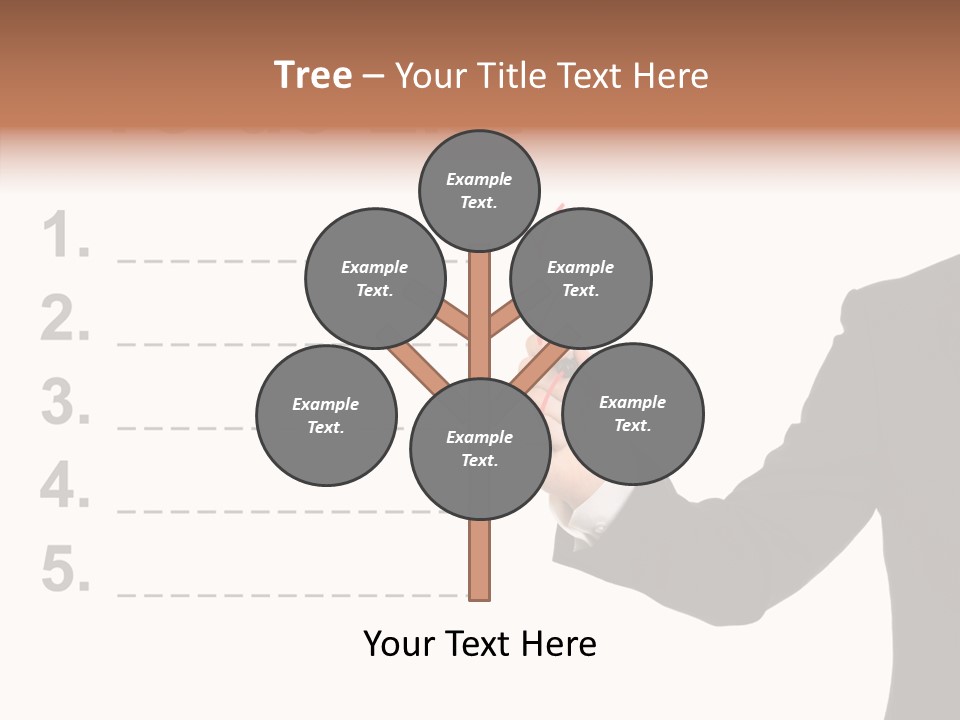 New Write Man PowerPoint Template