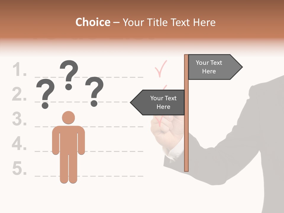 New Write Man PowerPoint Template