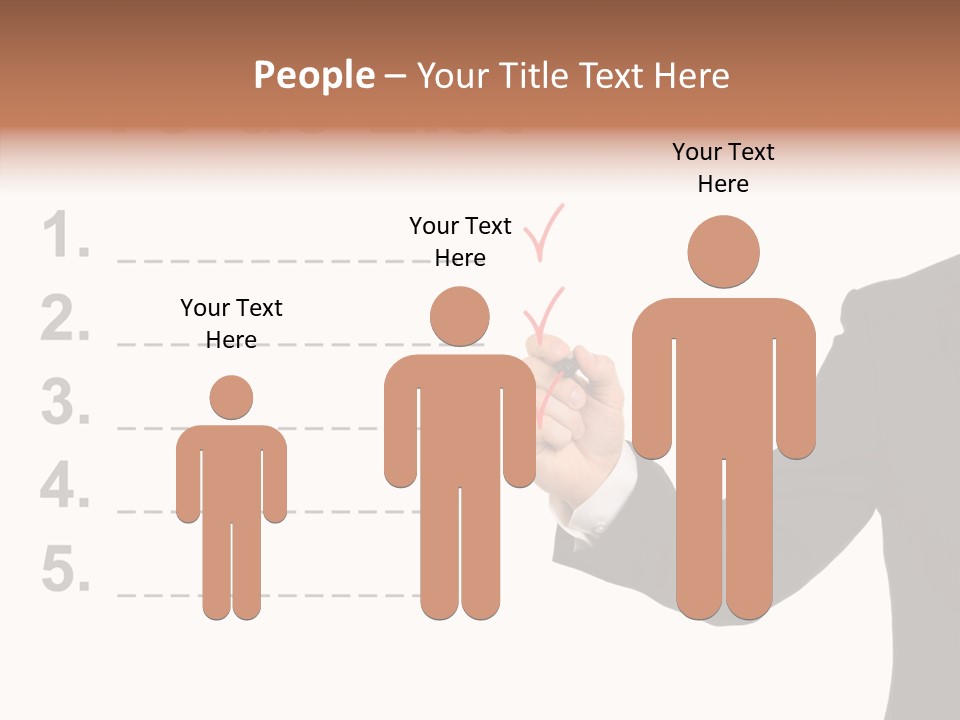 New Write Man PowerPoint Template