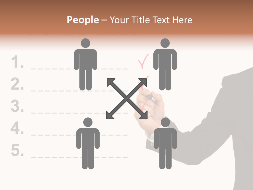 New Write Man PowerPoint Template