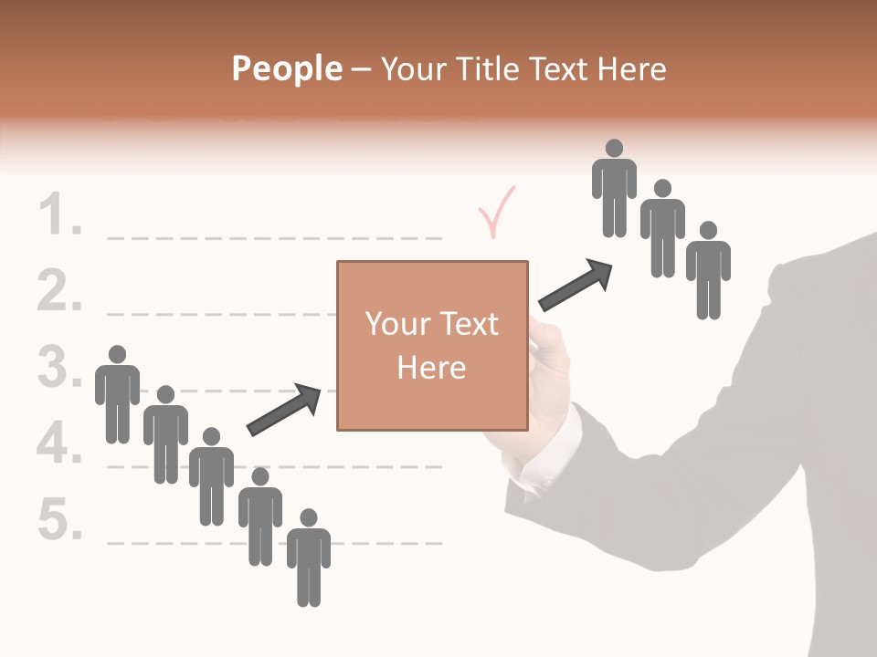 New Write Man PowerPoint Template