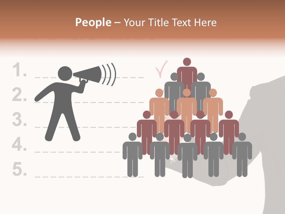 New Write Man PowerPoint Template