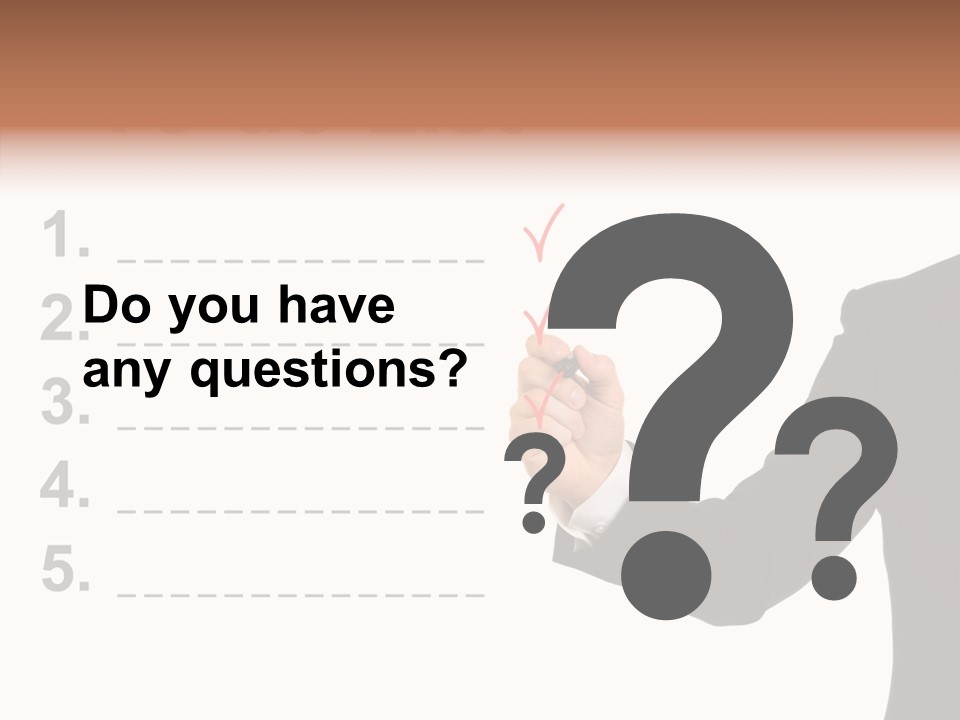 New Write Man PowerPoint Template