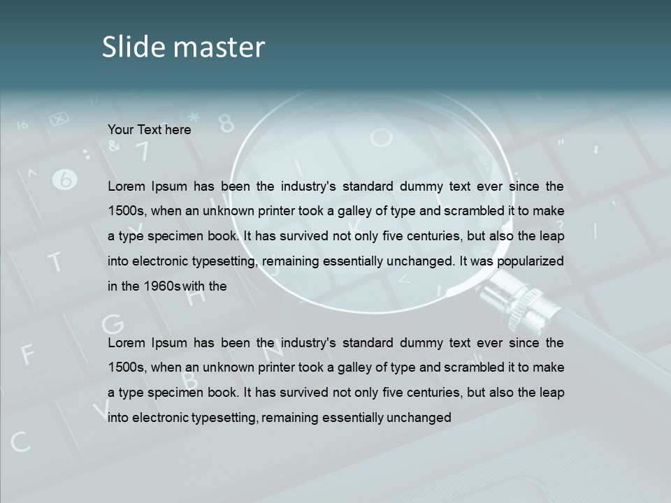 Analyse Locate Research PowerPoint Template