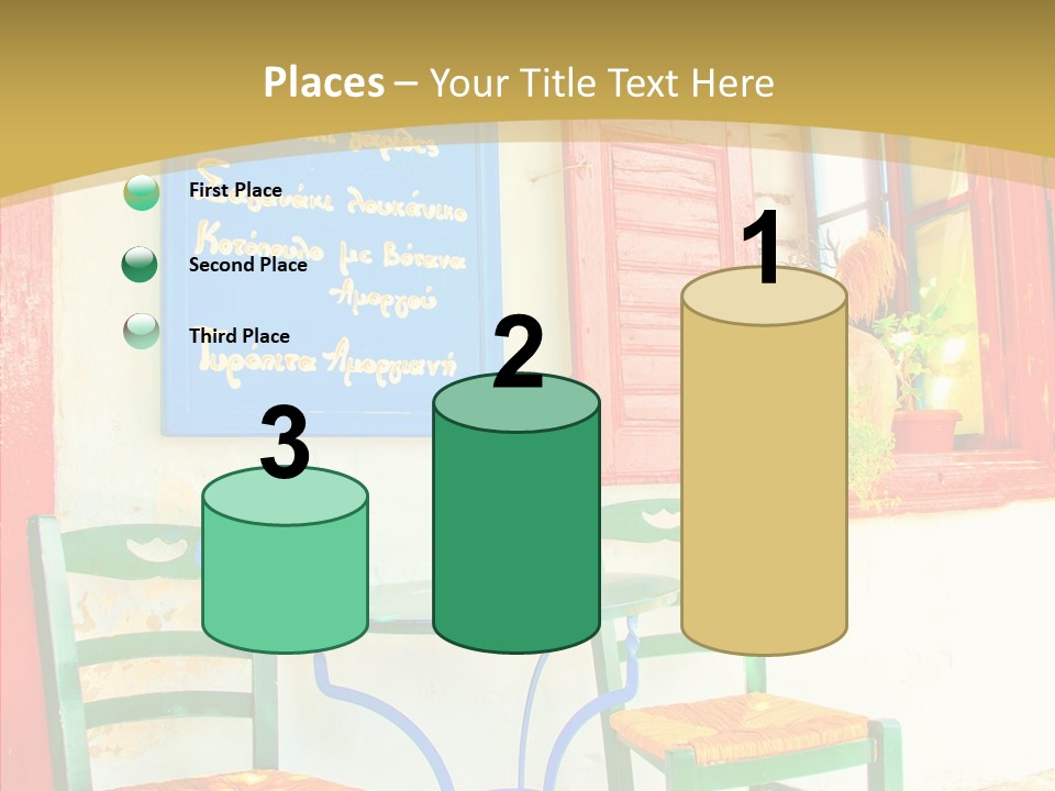 Door Summer Holiday PowerPoint Template