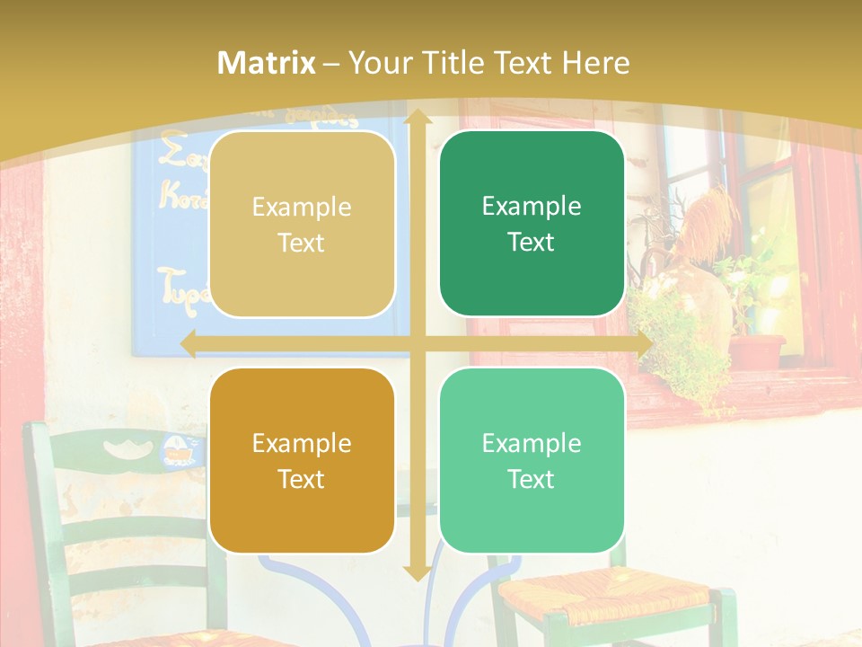 Door Summer Holiday PowerPoint Template