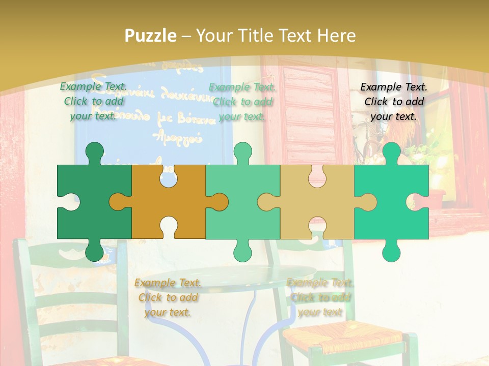 Door Summer Holiday PowerPoint Template