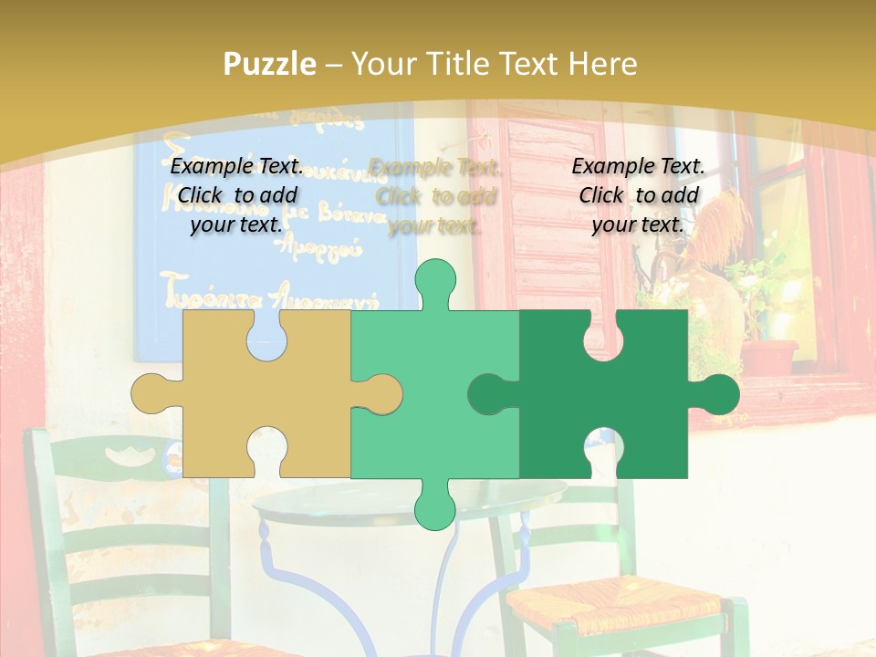 Door Summer Holiday PowerPoint Template