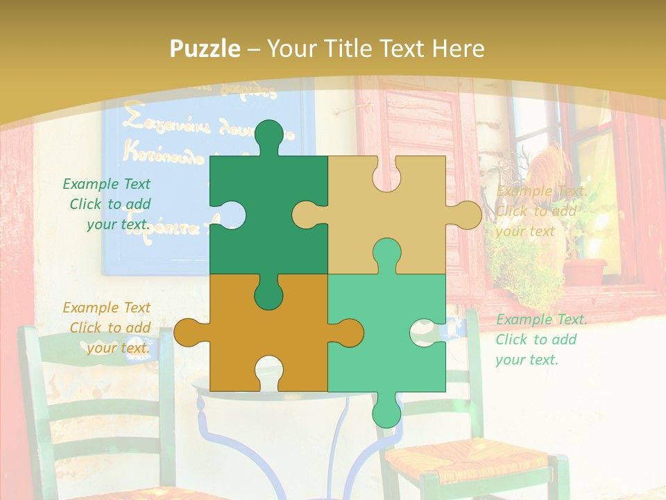 Door Summer Holiday PowerPoint Template