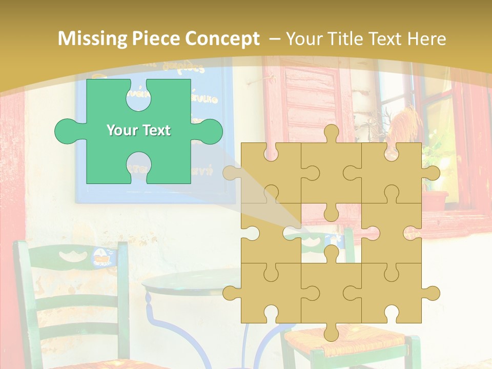 Door Summer Holiday PowerPoint Template