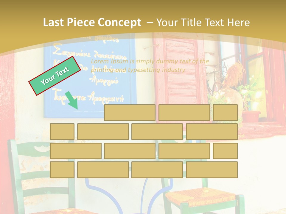 Door Summer Holiday PowerPoint Template