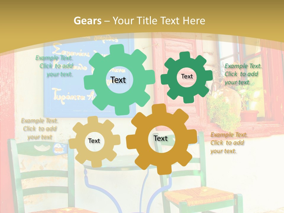 Door Summer Holiday PowerPoint Template