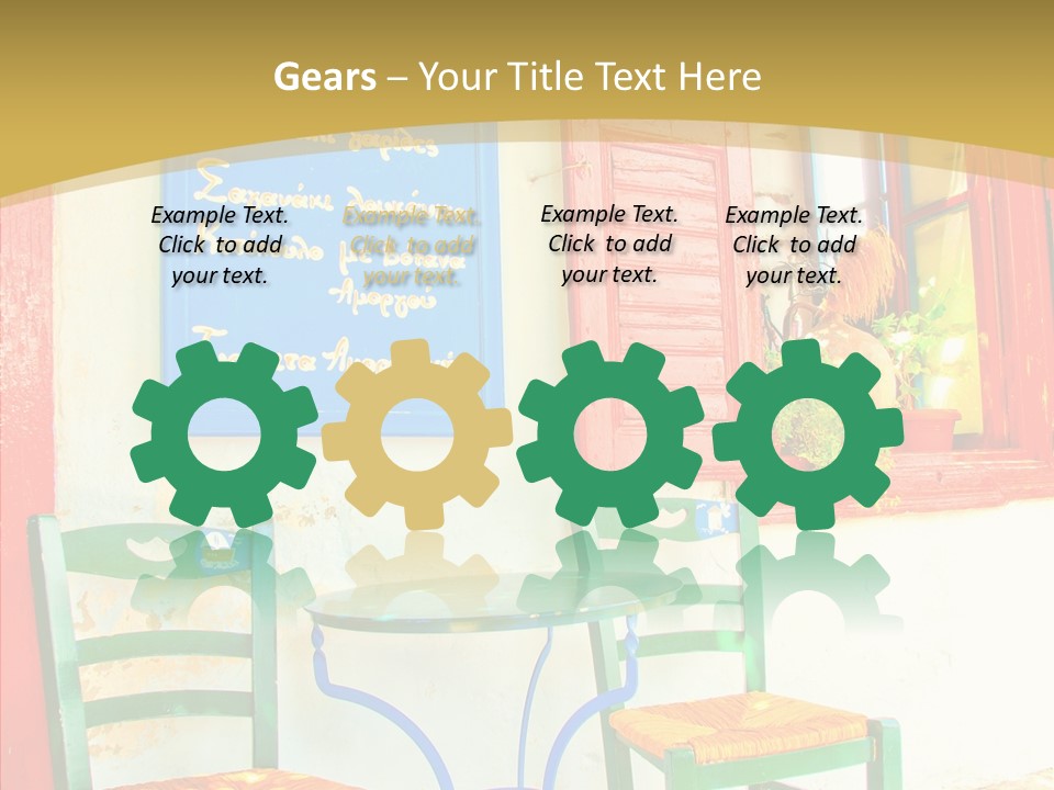 Door Summer Holiday PowerPoint Template