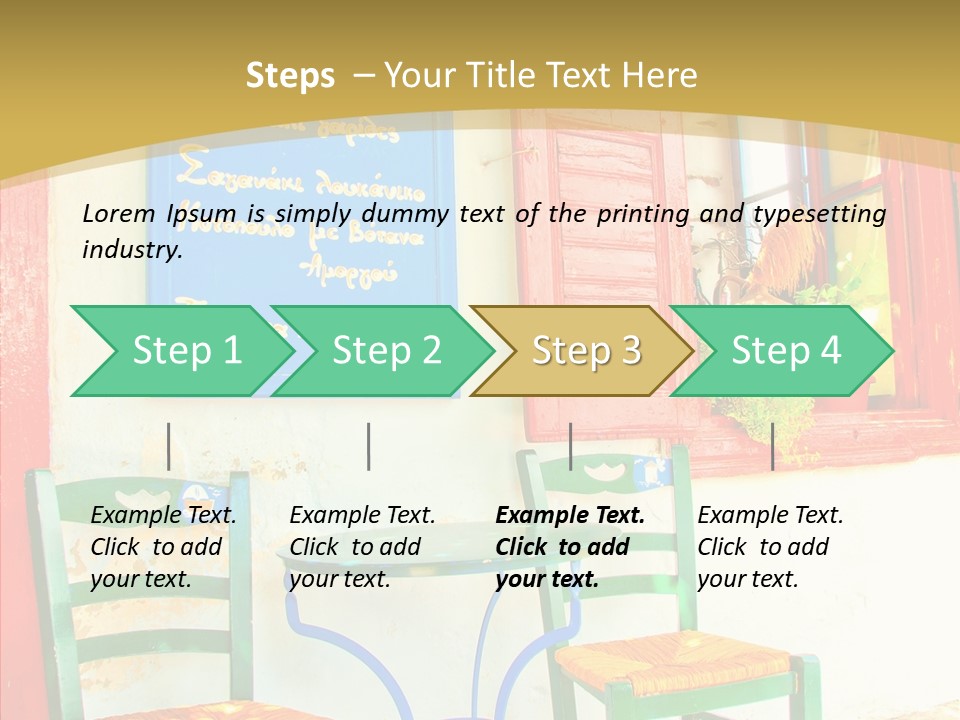 Door Summer Holiday PowerPoint Template