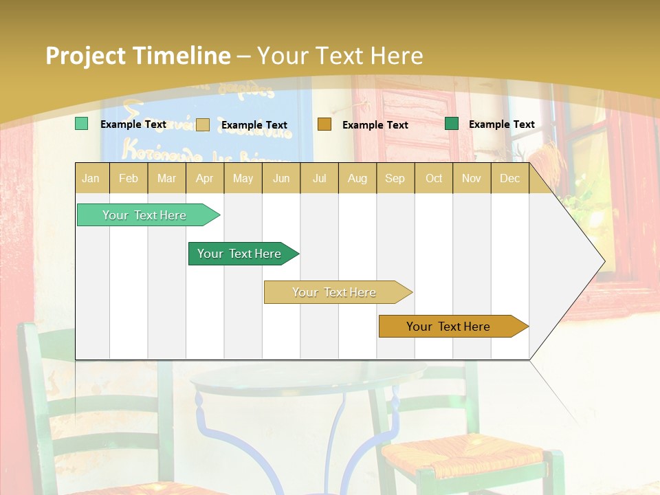Door Summer Holiday PowerPoint Template