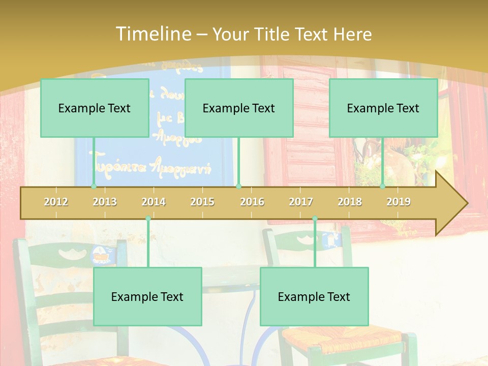 Door Summer Holiday PowerPoint Template