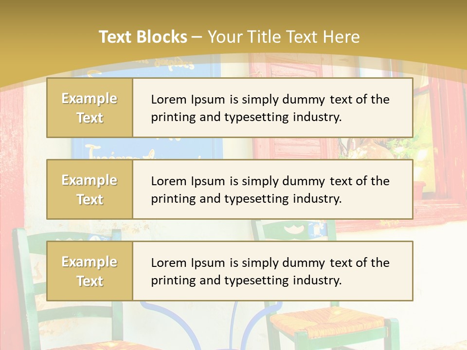 Door Summer Holiday PowerPoint Template