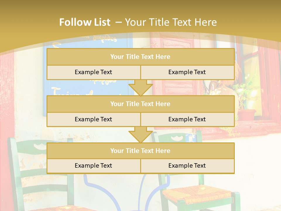 Door Summer Holiday PowerPoint Template