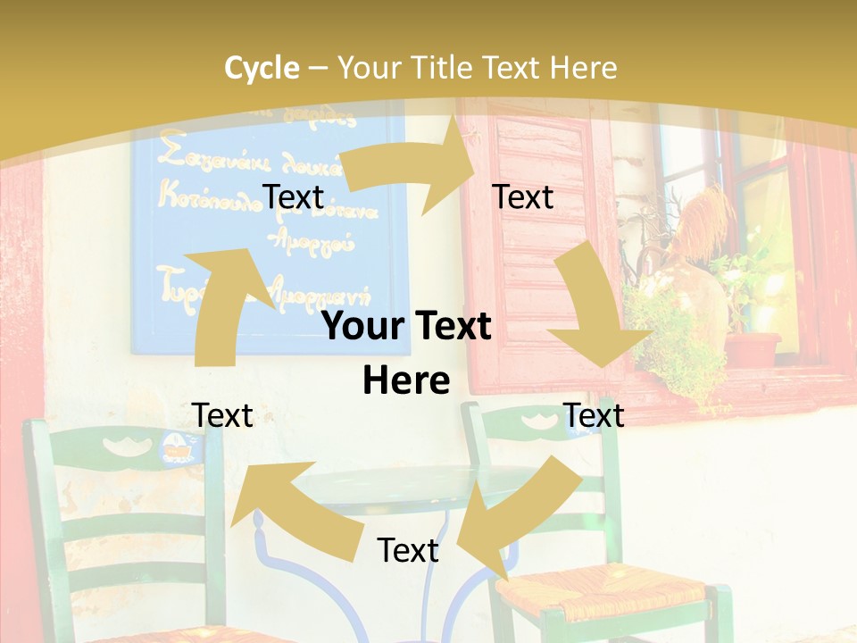 Door Summer Holiday PowerPoint Template