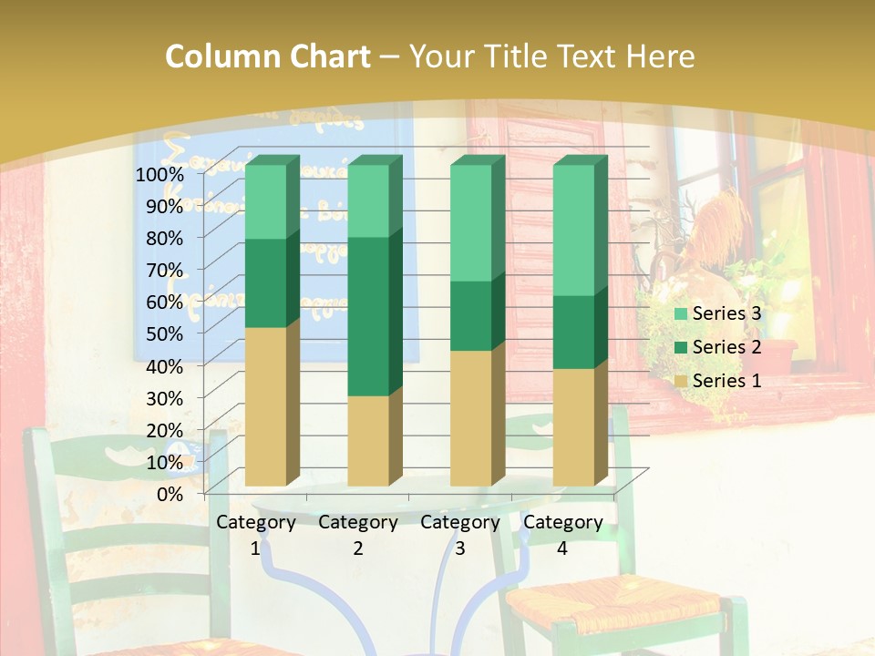 Door Summer Holiday PowerPoint Template