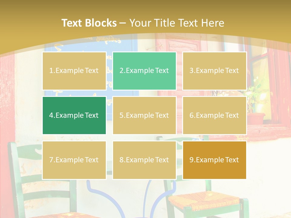 Door Summer Holiday PowerPoint Template