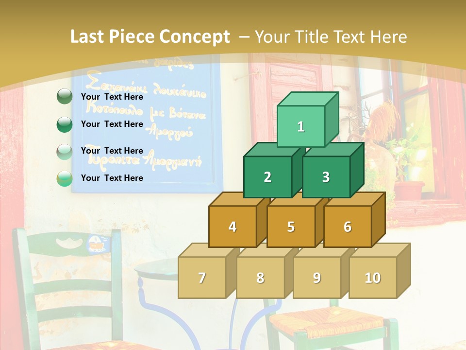 Door Summer Holiday PowerPoint Template