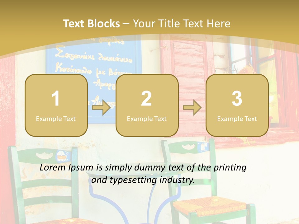 Door Summer Holiday PowerPoint Template