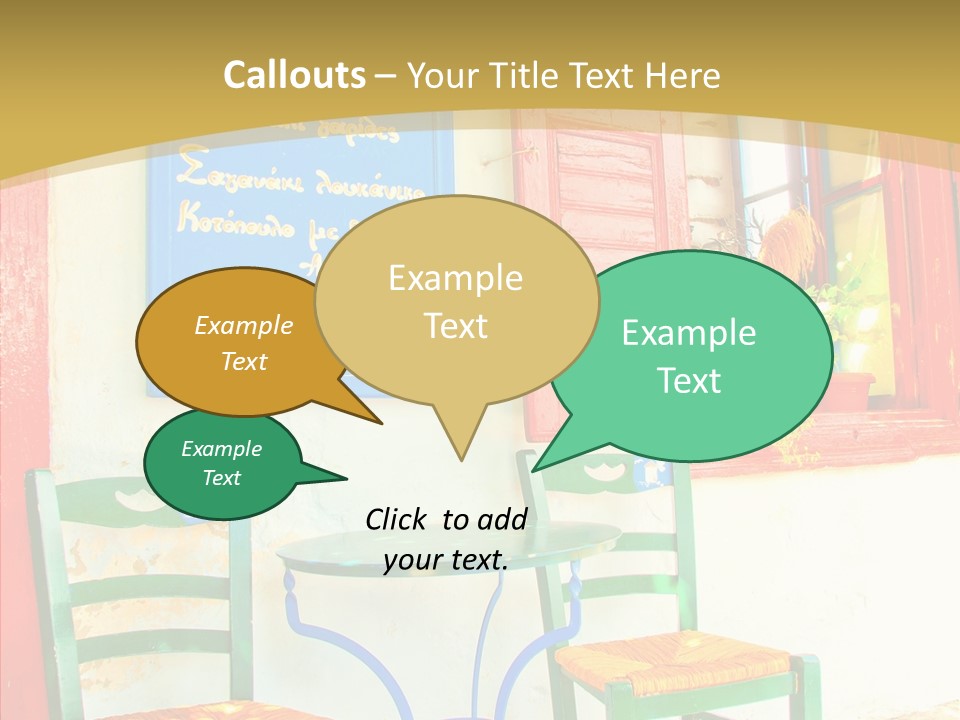 Door Summer Holiday PowerPoint Template