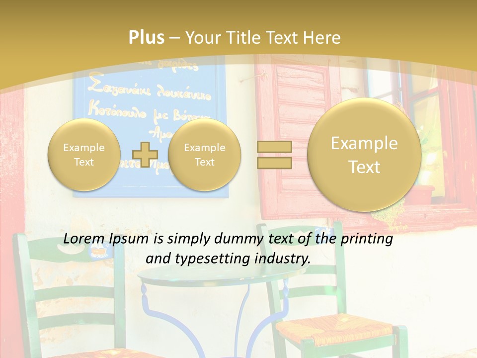 Door Summer Holiday PowerPoint Template